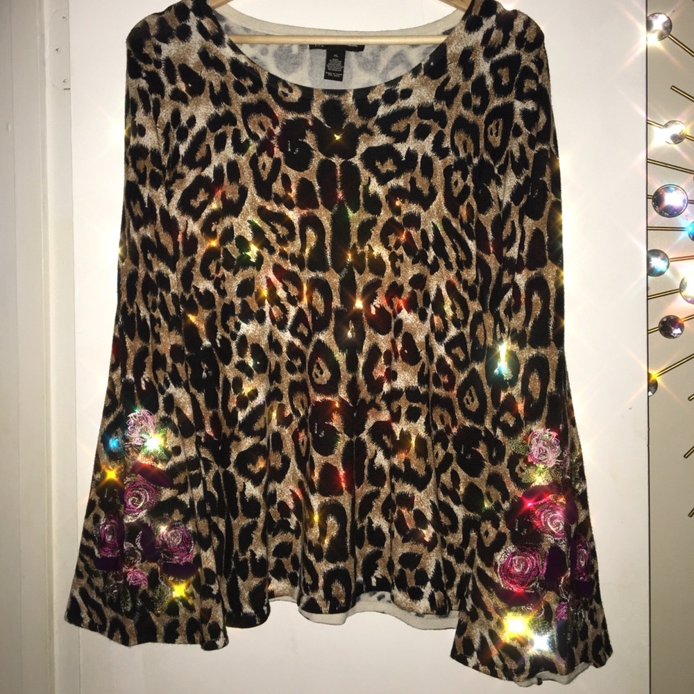 inc intl concepts- leopard print sweater 🐯💖